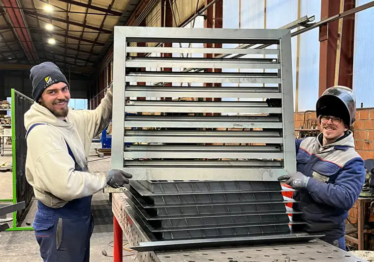 Technische Systemplaner-Ausbildung bei Janßen Metallbau Xanten – Teamarbeit, Projekte planen und Verantwortung übernehmen.