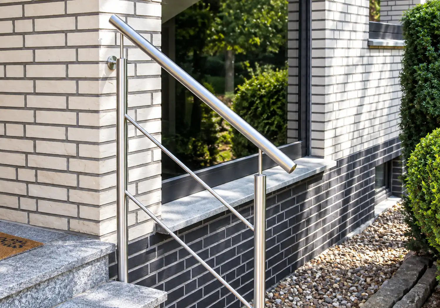 Handläufe von Klaus Janßen Metallbau – ergonomisch und sicher aus Holz, Edelstahl oder pulverbeschichtetem Metall für Treppen und Wege.